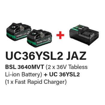 HIKOKI STARTER PACK 36V UC36YSL2 JAZ